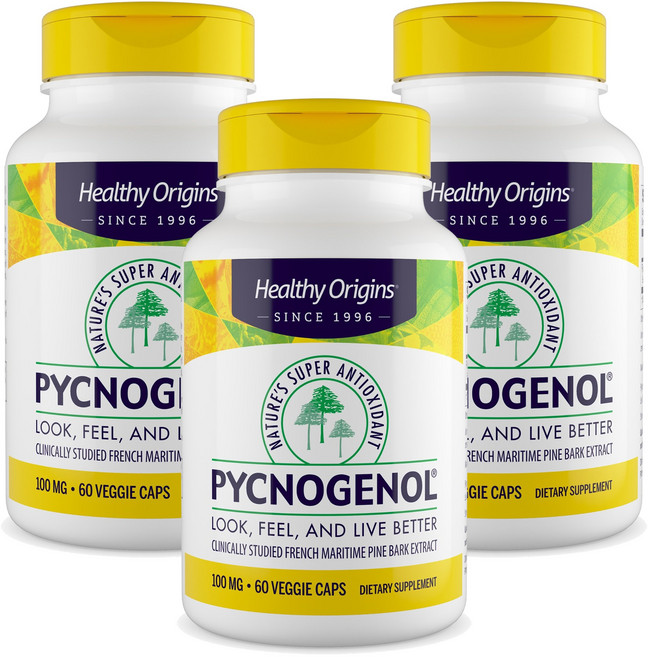 헬시오리진스 피크노제놀 100mg 베지 캡슐, 60정, 3개