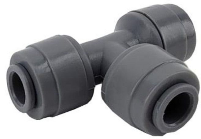 호환 Kegland 티 피스 플라스틱 퀵 커넥트 파이프 호스 커넥터 맥주 브루잉 튜브 푸시핏 피팅 조인트 모노, 1개