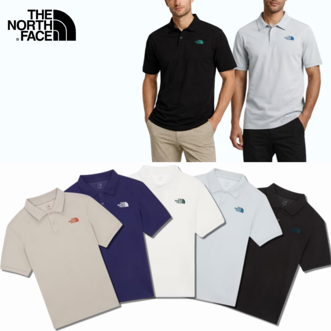 매장정품 노스페이스 반팔 카라티 폴로 PK 남성 데일리 등산 골프 코튼 티셔츠