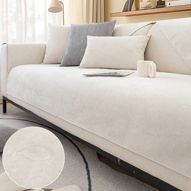 Homi Zon 쇼파패드 방수 미끄럼방지 애완 고양이 발톱 방지 사계절 공용 쇼파커버, 1개, 그레이