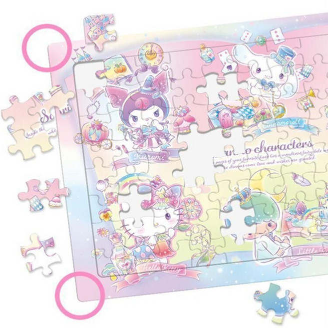 MMOR 산리오 퍼즐 88피스 생일선물 키즈퍼즐, 1개