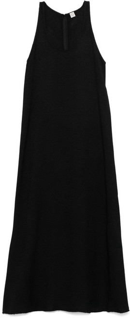 토템 민소매 미디 드레스