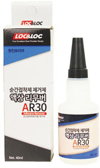 록앤록 AR30 순간접착제 제거제 액상 리무버 본드제거 40ml, 1개, 45g