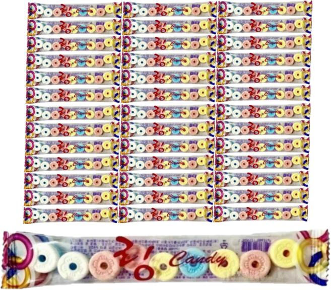 Shantou 휘~불면 피리소리나는 추억의사탕 추억의간식 링캔디 아이들의 간식 신기한 사탕 유치원행사간식 호루라기사탕, 12g, 40개