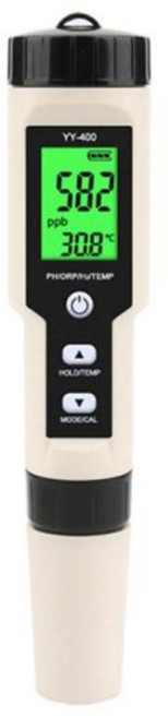 정시출고 품질보증 AEE9-3X 새로운 YY-400 수소 농도 수질 테스트 펜 PH/ORP/H2 및 TEM 4 in 1 디지털 식수, BlackWhite, 1개