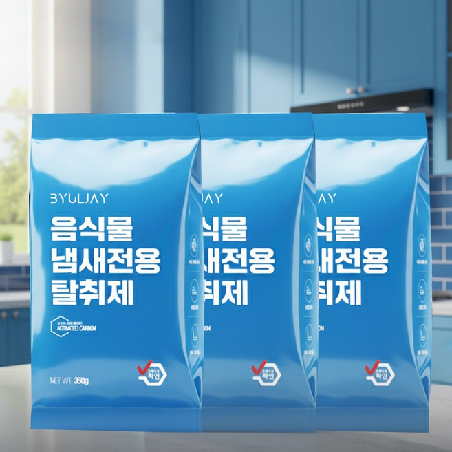 음식물 처리기 필터 탈취 활성탄 리필용, 음식물처리기 3팩