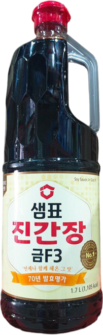 엄마의손맛 샘표 진간장 금F3 1.7L 잡내제거 볶음용