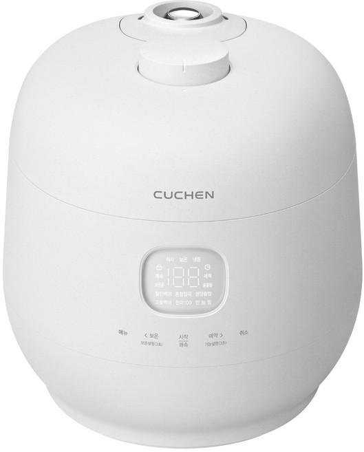 쿠첸 2025년 신형 김연아 1등급 IH압력 1.9기압 똑똑한 6인용 밥솥, 화이트, '단일상품'