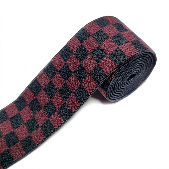 [청라핸즈] 허리고무밴드 고무줄소프트 블랙와인 40mm (16-235), 1개