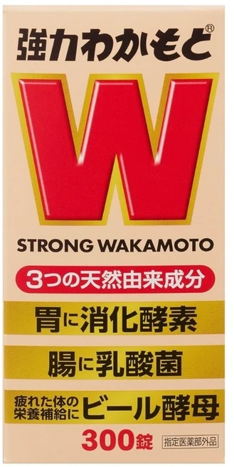 일본 와카모토제약 강력한 와카모토 300정 소화효소 유산균 맥주효모 위장 정장 영양제, 1개 - 쿠팡