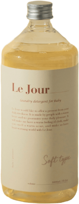 르주르 소프트 유아 액체세제 옐로우 시폰, 1개