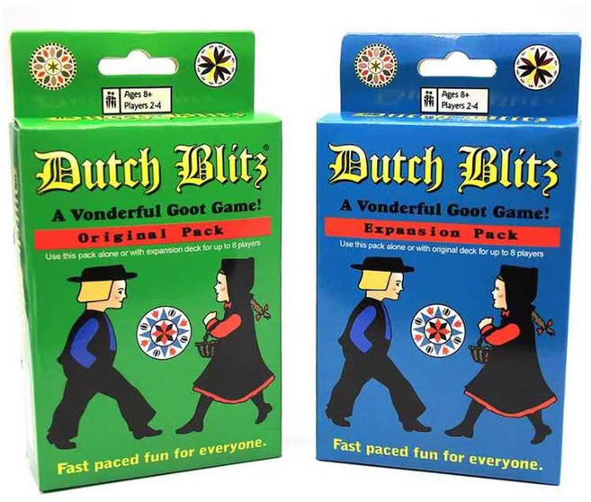 더치블리츠 카드 게임 Dutch Blitz 그린 블루 택1, 더치 블리츠 확장, 1개