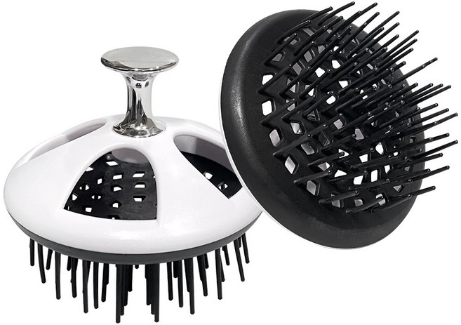 루시피 물빠짐 엔젤핑거 샴푸브러쉬, 1개