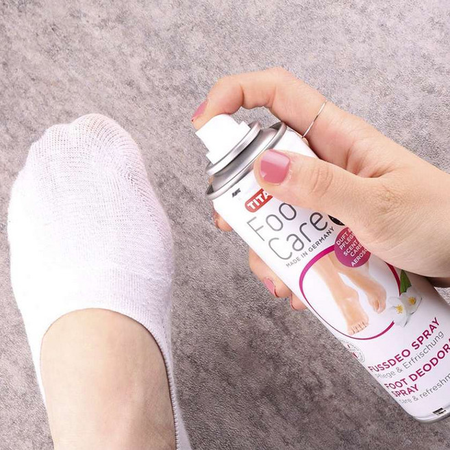 [5개] 티타니아 발바닥 땀냄새 발냄새 스프레이 땀건조 파우더 쿨링 스프레이, 200ml