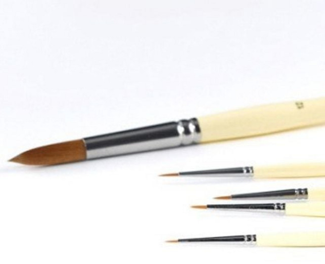 손톱관리 바바라세필붓 - 34517 73R줄줄이 8호, 본상품, 1