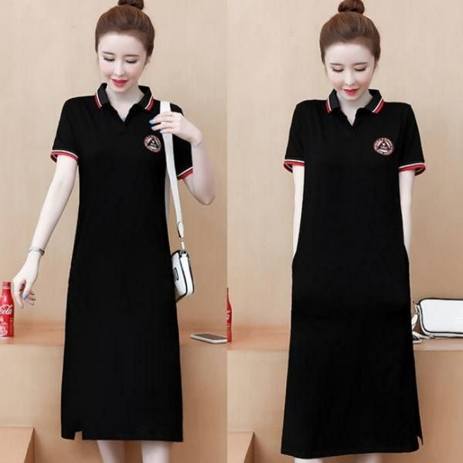 L.HOUSESTORE여성 빅사이즈 원피스 카라 피케 PK 루즈핏 여름 FC81 원피스하객룩 여성의류쇼핑몰 트위드원피스