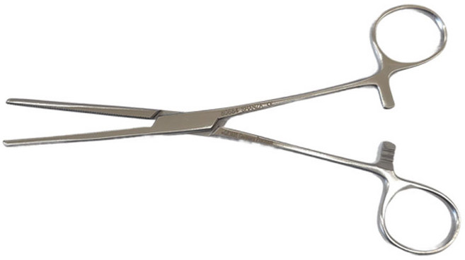 의료용 겸자 켈리 18cm 일반형, 1개, 직타입 80684