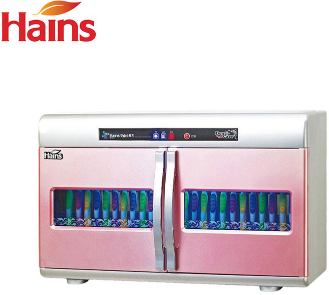 하인스 칫솔소독기 단체용 덴티케어 벽걸이형 48인용 HA-DT948, 핑크