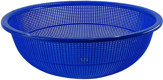 플라스틱 원형 소쿠리 대형 김장채반 김장바구니, 1개, 색상랜덤