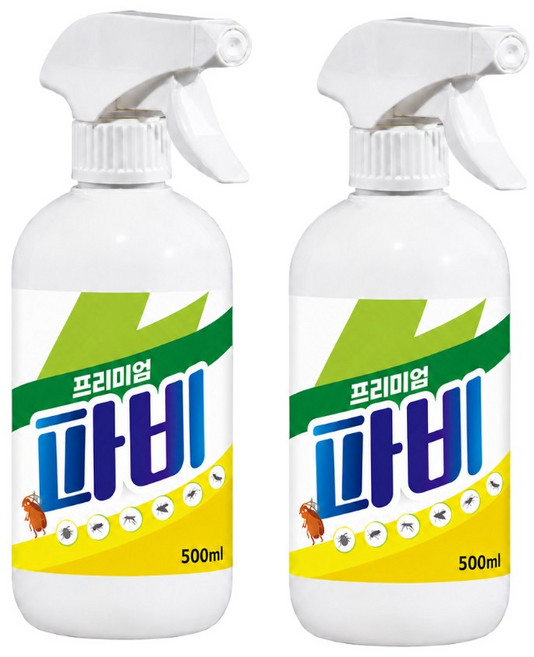 프리미엄 파비 다목적 살충제 500ml 2개 해충 한방에