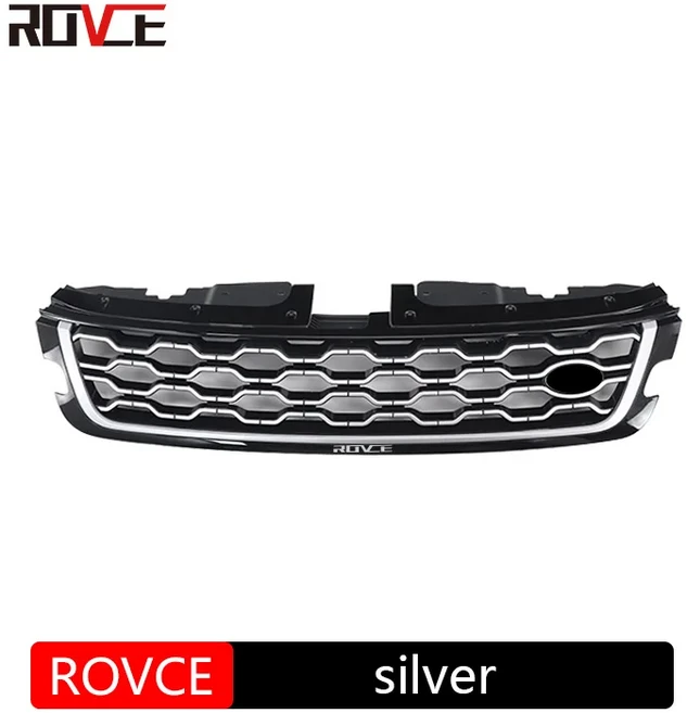 ROVCE 라디에이터 그릴 프론트 범퍼 랜드 로버 레인지 Evoque L551 2020-2022 메쉬 자동차 액세서리