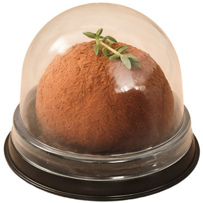 디저트용 돔케이스 20개세트 디저트 포장용기 홈베이킹 두쫀쿠 모찌 떡케이스 카다이프, 20세트, 받침+뚜껑