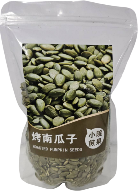 小院煎果 烤南瓜子 輕烘焙原味南瓜子, 500g, 1套