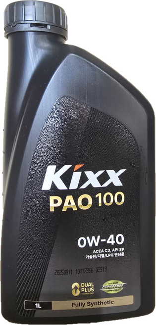 킥스 GS 칼텍스 PAO 1, 1L, 0W-40, 1개