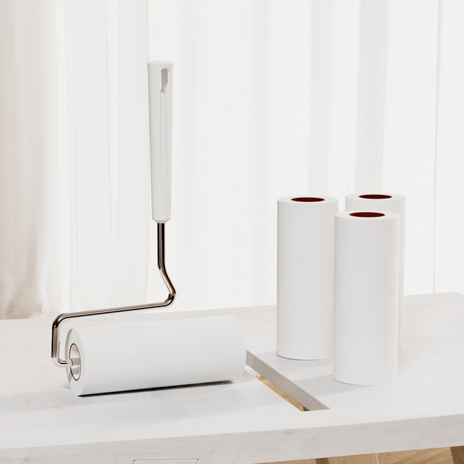 초강력 사선 컷팅 테이프 클리너 세트 + 리필 90회분 4p, 1세트