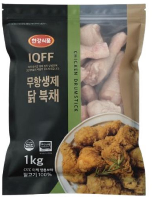 힐링미트 국내산 닭북채 1kg 냉동 닭다리, 1개