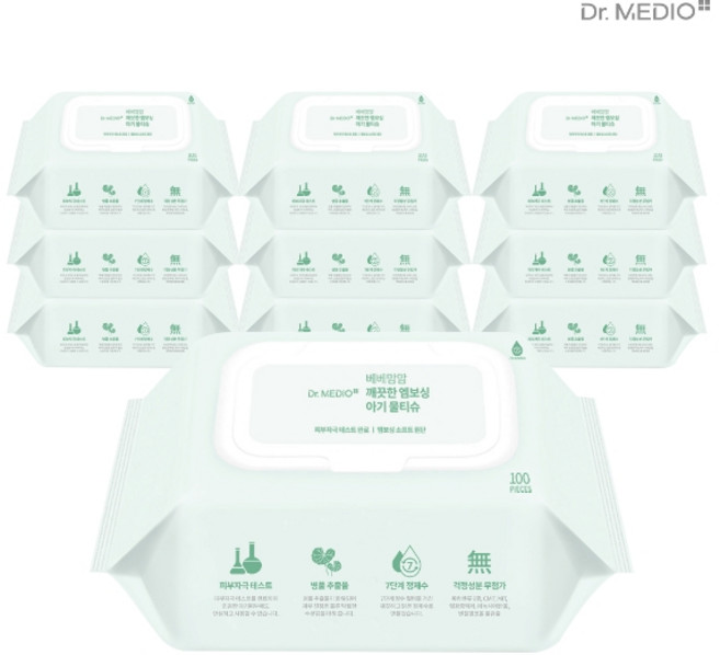 베베맘맘 도톰한 엠보싱 물티슈 캡형 1000매(100매x10팩), 상세페이지참조, 10개, 100개입