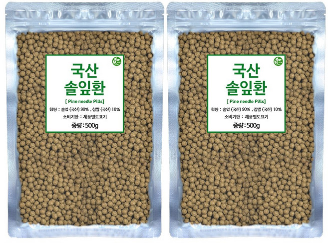 신영몰 솔잎환 국내산 소나무잎 사용, 2개, 500g