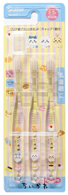 스케이터 유니콘 유아 칫솔 세트 3P 캡포함 어린이 아동 키즈 추천 어린이집 양치