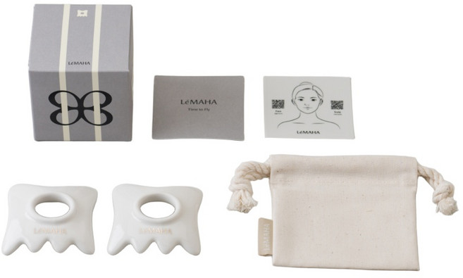 르마하 반지 괄사 팔자주름 경락 리프팅 림프 두피 얼굴 승모근 마사지