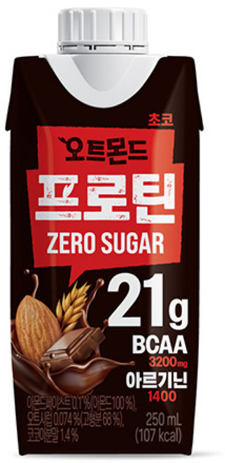 오트몬드 프로틴 제로슈거 초코 250ml, 9개