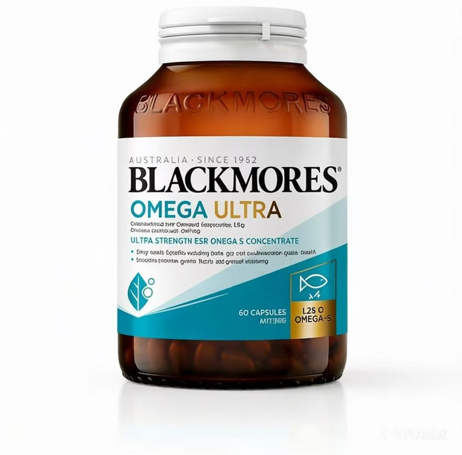 블랙모어스 1500MG 98% 고농도 알티지 오메가3 오더리스 피쉬오일, 1개, 60정