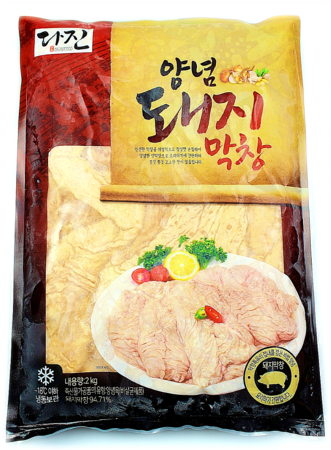 다진 양념 돼지막창 2KG (업소용 가정용 대용량 막창), 1개