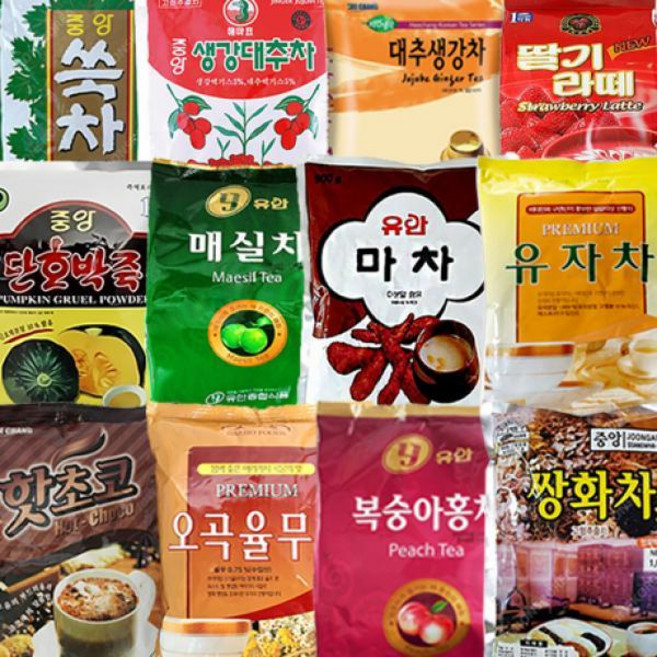 자판기재료 핫초코 율무차 쌍화차 복숭아홍차 유자차 대추생강차 단호박죽, 중앙쌍화차900g, 1kg