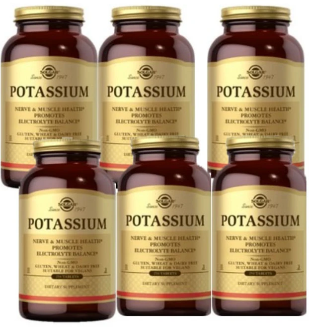 솔가 칼륨 250정, 6개 - 쿠팡