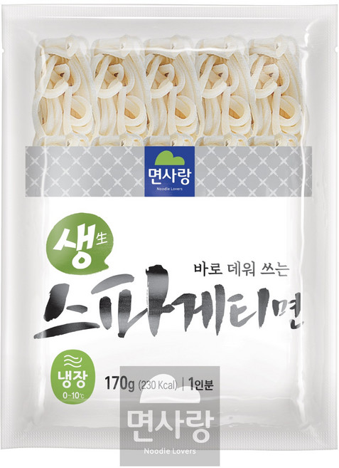 면사랑 생 스파게티면 170g 10개, 40개