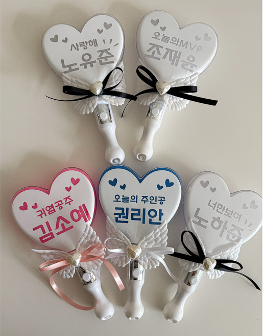 미르파티 LED 응원봉 학예회 재롱잔치 콘서트 응원용품, 화이트, 1개