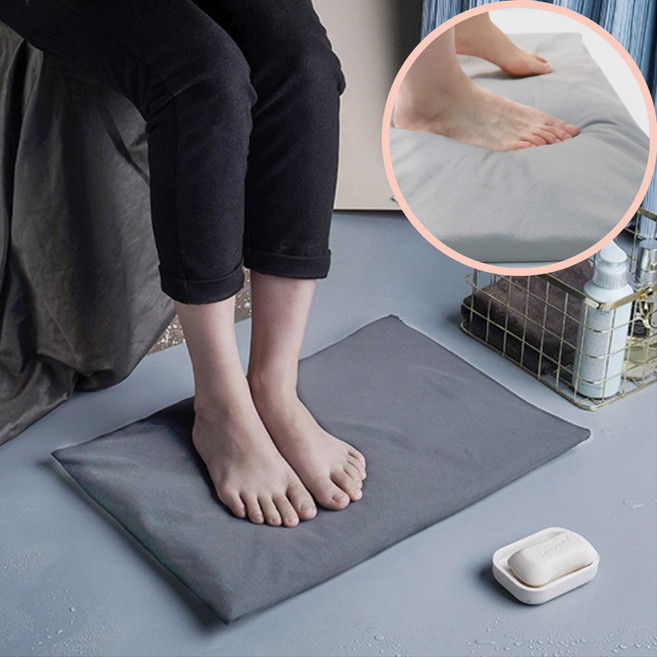 빨아쓰는 규조토발매트 규조토100% 욕실 현관 매트, B1 규조토발매트 스톤