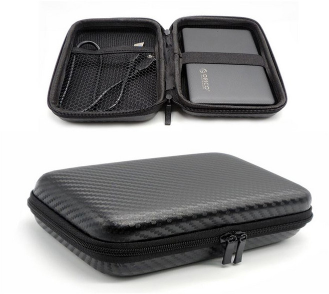 생활방수 멀티 2.5 외장형하드 HDD SSD 케이스 파우치, 1개