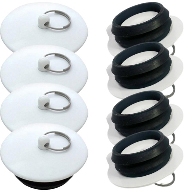 정담 욕조마개 뚜껑 배수구 덮개 화이트 4개