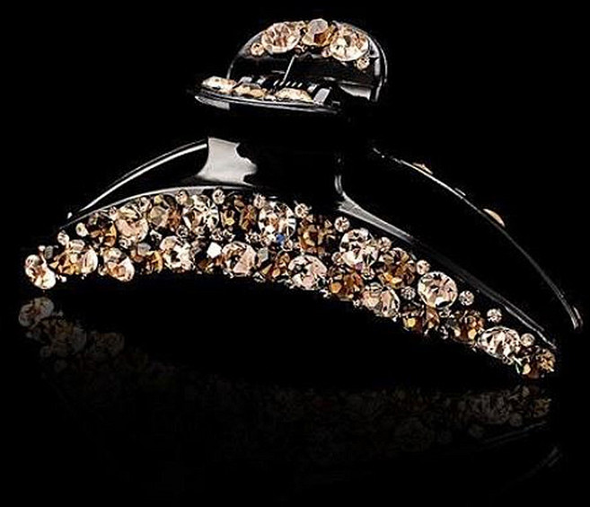 미즈코스 큐빅 바나나 집게핀 헤어핀 머리핀 반묶음 바나나핀