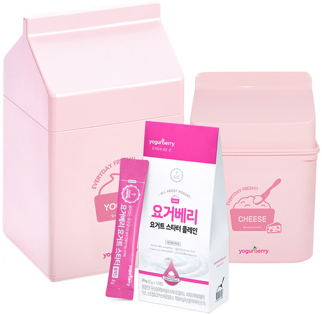 휴럼 요거베리 요거트메이커 + 치즈 메이커 1세트 (요거트 플레인 스타터 증정) 유청분리기 그릭, 단품