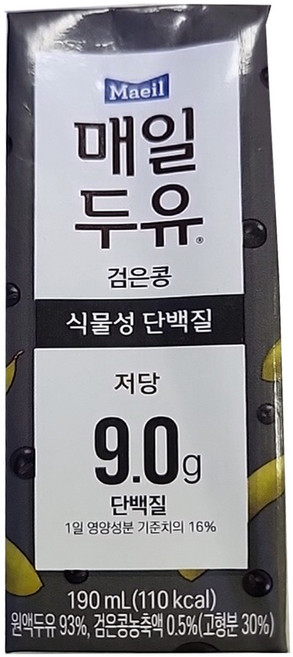 매일두유 검은콩, 48개, 190ml