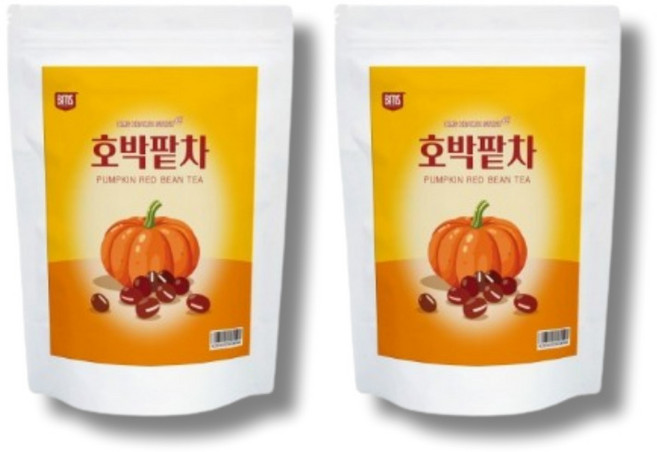 국내산 국산 호박팥차 임산부 임신준비 호박팥차 팥호박 호박티 늙은호박차 티백 식사대용 밥대신 차, 2박스, 1개입, 90g