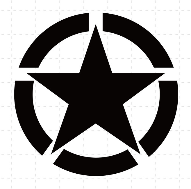 써클스타 디자인 차량튜닝 흠집가리개 자동차 포인트 스티커 대형스티커, 1개, 블랙