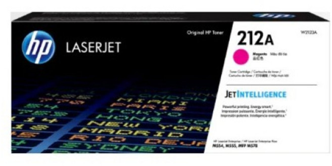 HP 212A W2123A 原廠粉紅色碳粉匣 JetIntelligence, Magenta, 1個